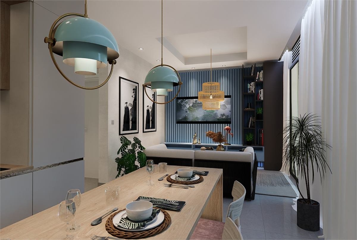 Sala-comedor de Takuma Smart Suites