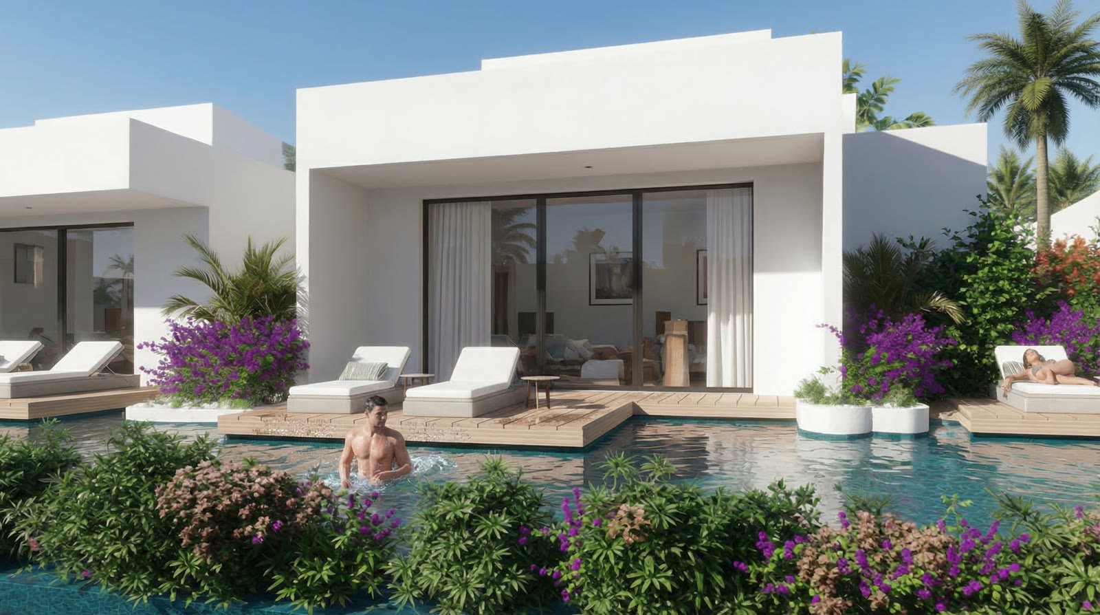 Piscina Swim-Up de Takuma Smart Suites