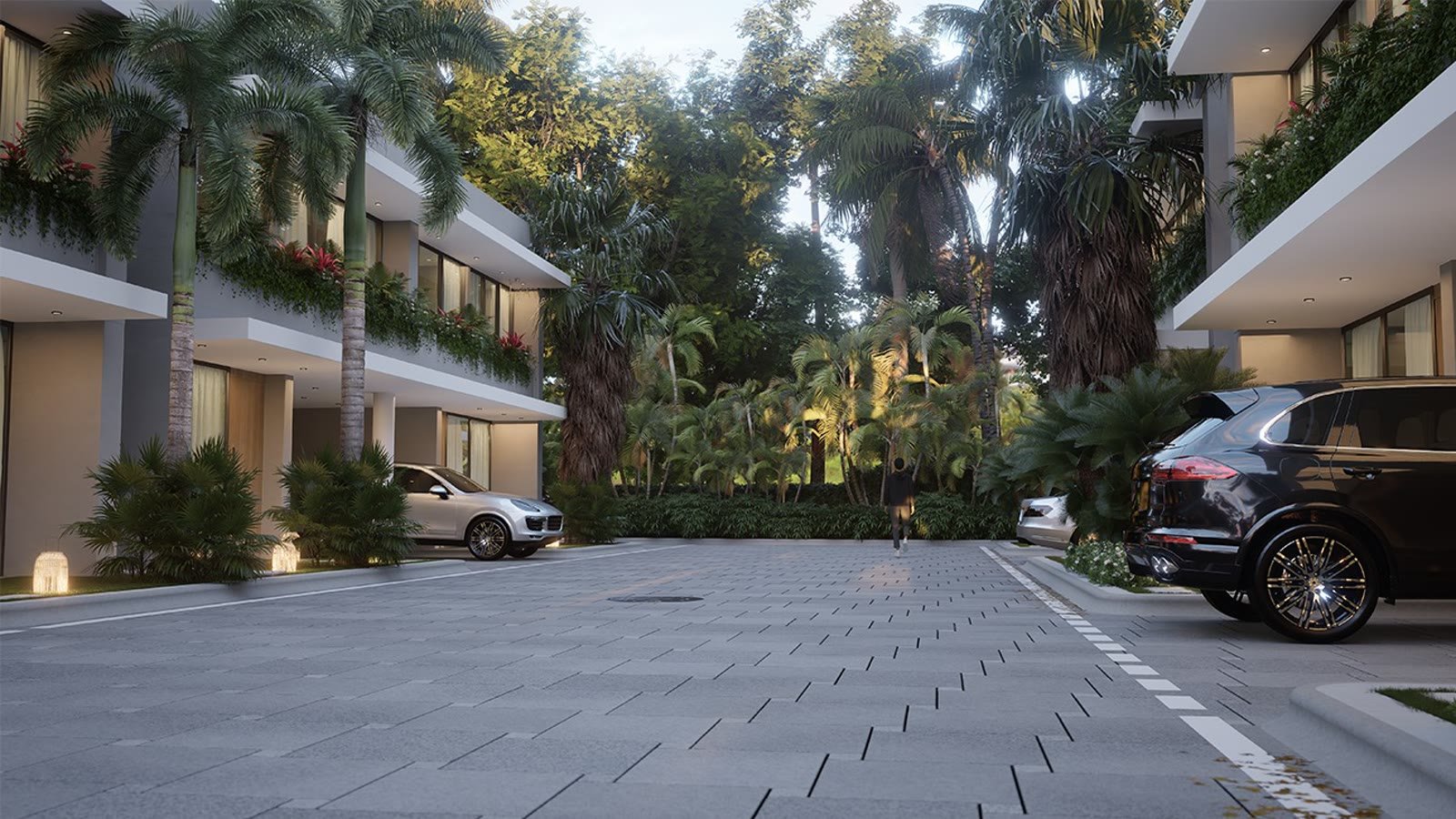 Calle interior de Takuma Luxury Villas